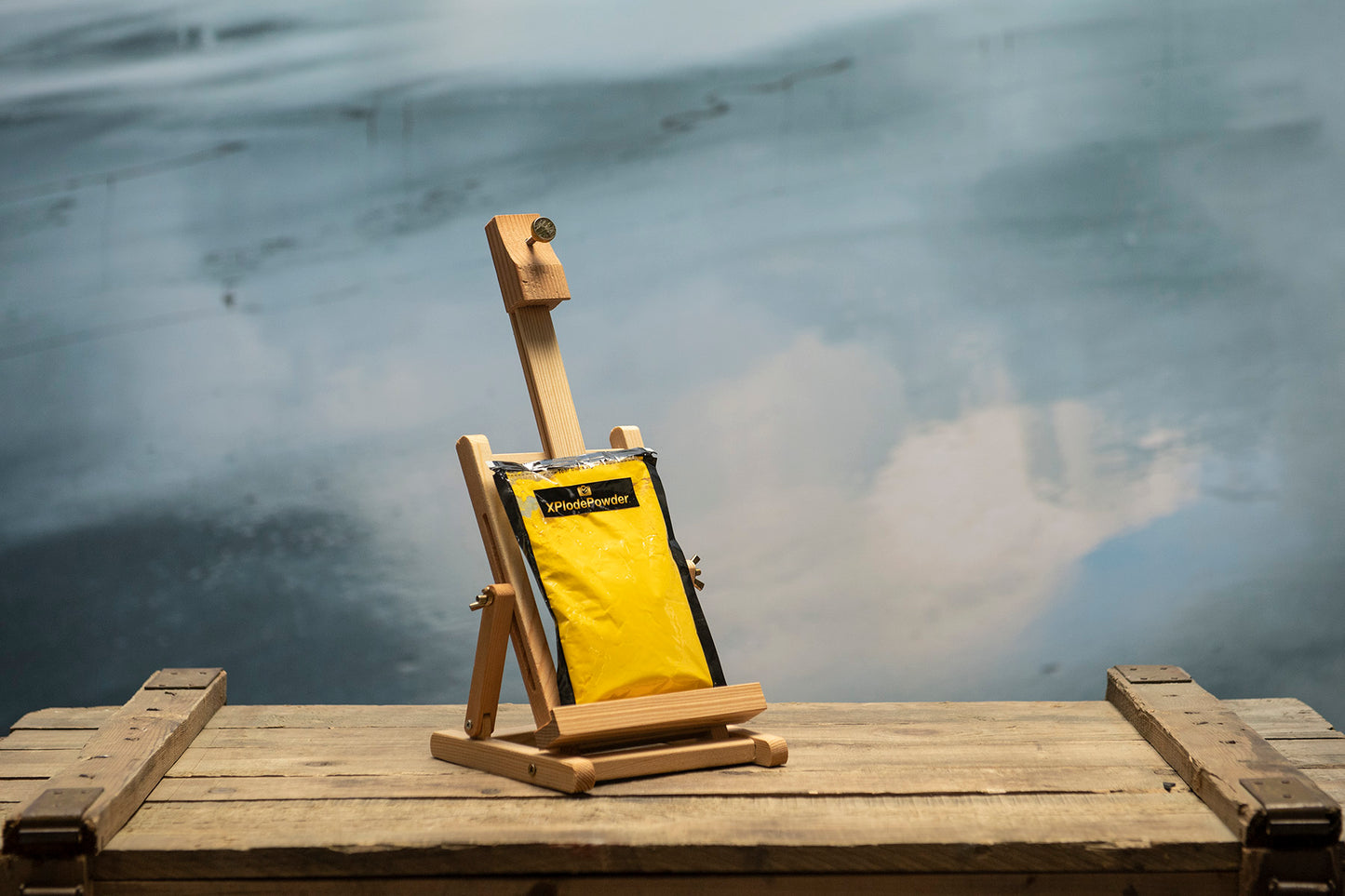 Gele poeder voor prachtig resultaat!