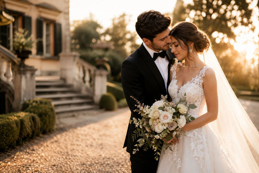 Getrouwd stel op prachtige locatie vastgelegd door huwelijksfotograaf
