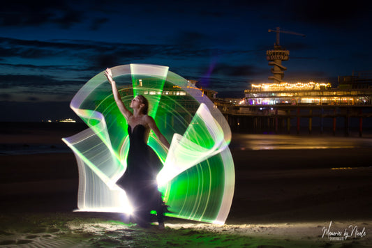 Wat heb je nodig voor het maken van een light tube painting?