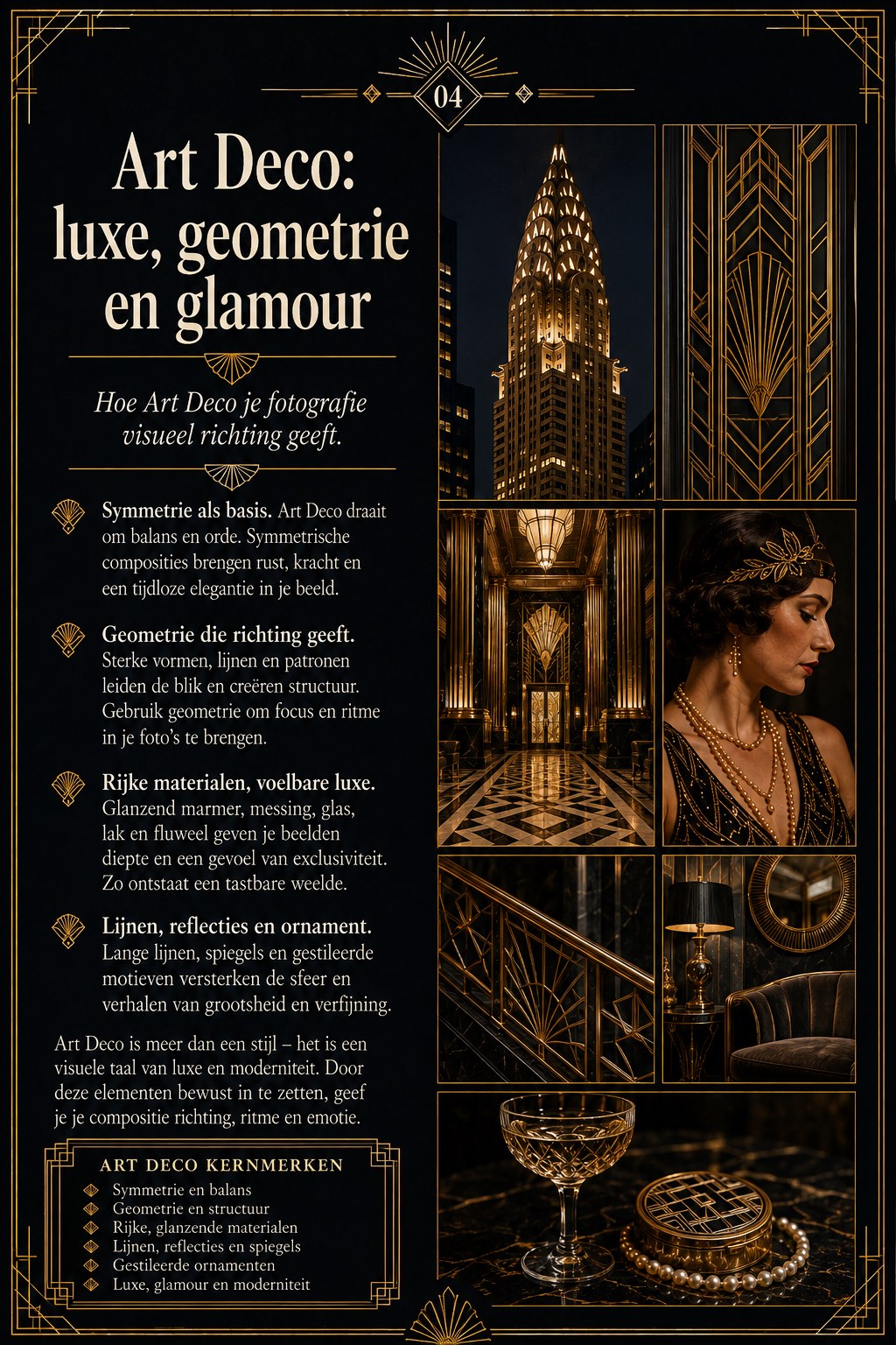 Fotografie van art deco in de jaren 20