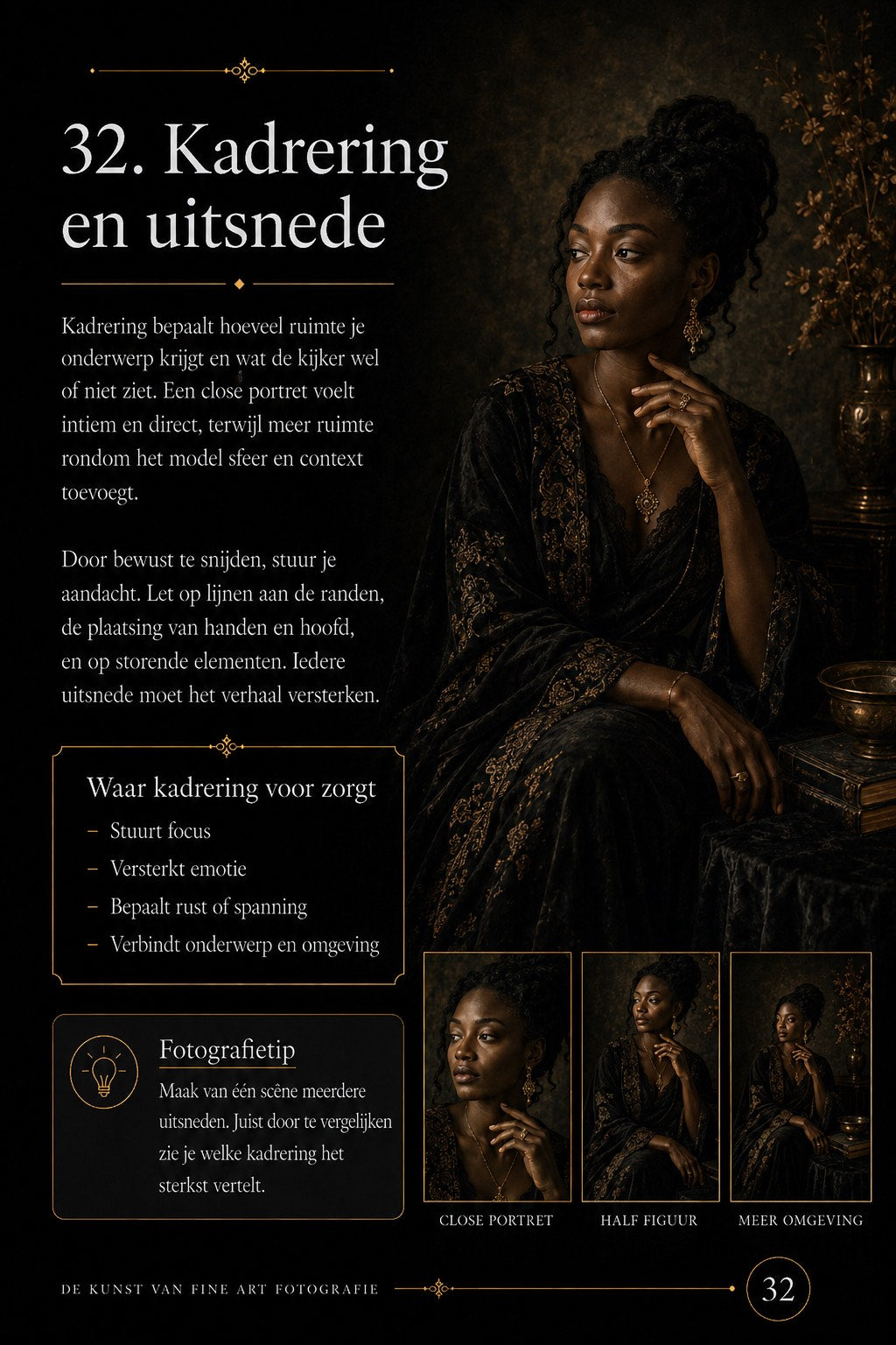 De gulde uitsnede in fine art