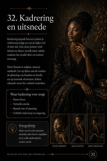 De gulde uitsnede in fine art