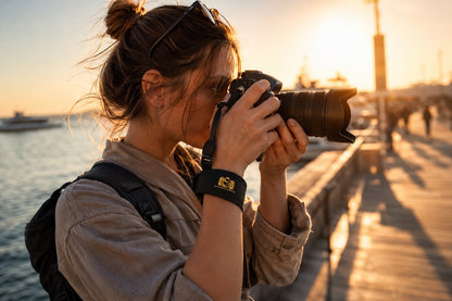 Camera Polsband Pro – Premium Camera Wrist Strap voor Nikon, Canon, Sony & Fujifilm