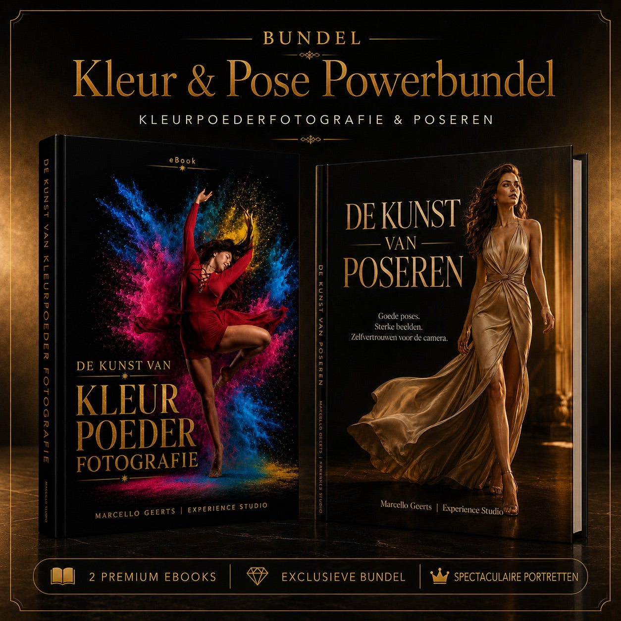 eBook bundel voor creatieve kleurpoeder fotografie