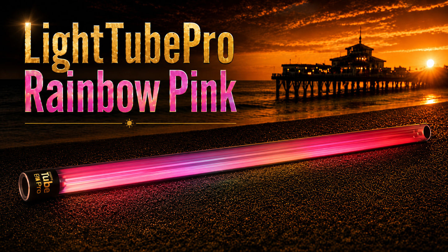 Light Painting Tube rainbow pink holografische kelru