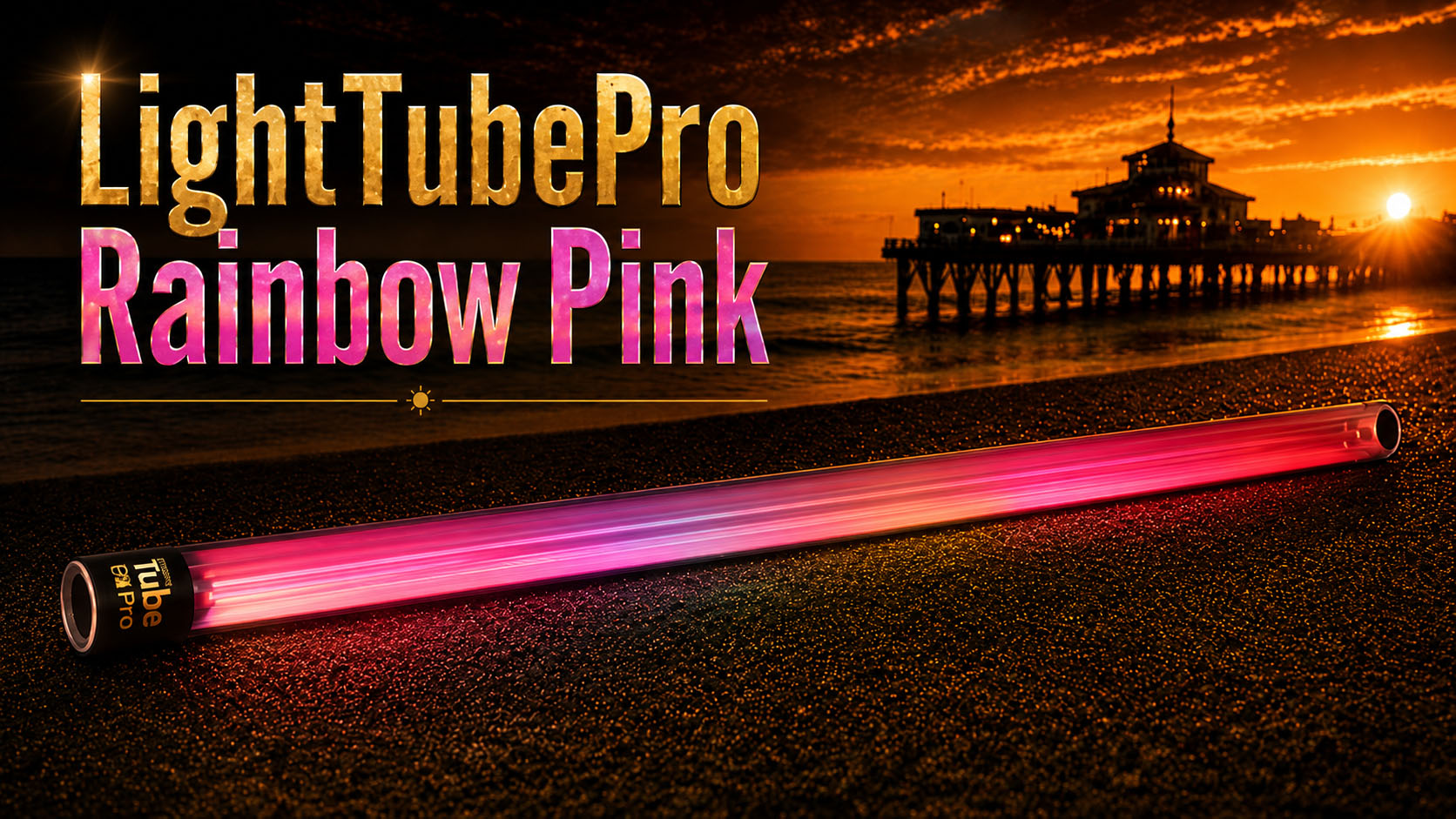 Light Painting Tube rainbow pink holografische kelru