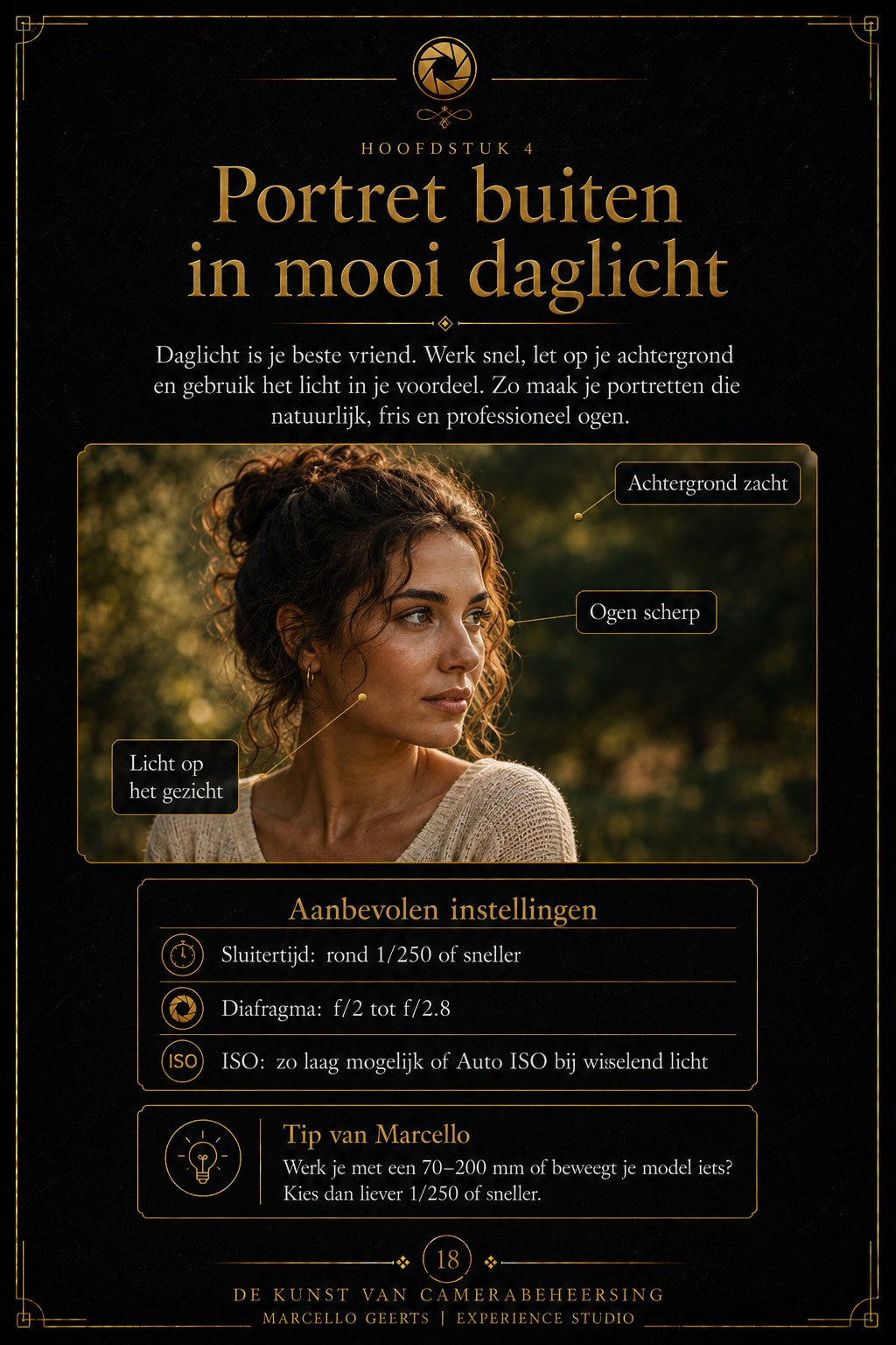 Portret buiten in mooi daglicht