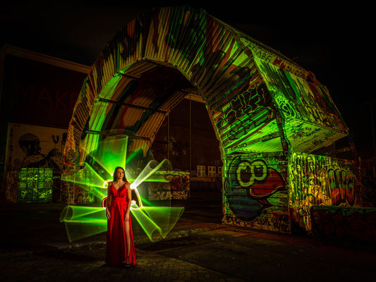 Northern LIght Light Tube Photography urban NDSM location