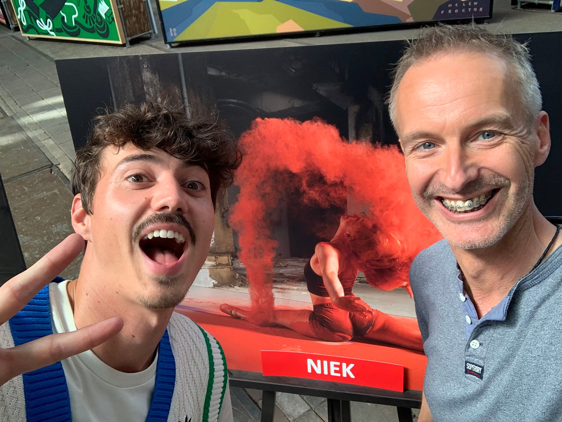 Niek Roozen en Perfecte Plaatje kleurpoeder shoot fotografie 2023