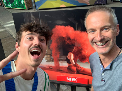 Niek Roozen en Perfecte Plaatje kleurpoeder shoot fotografie 2023