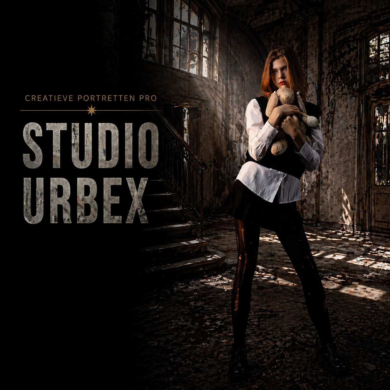 Urbex storytelling fotografie in de studio