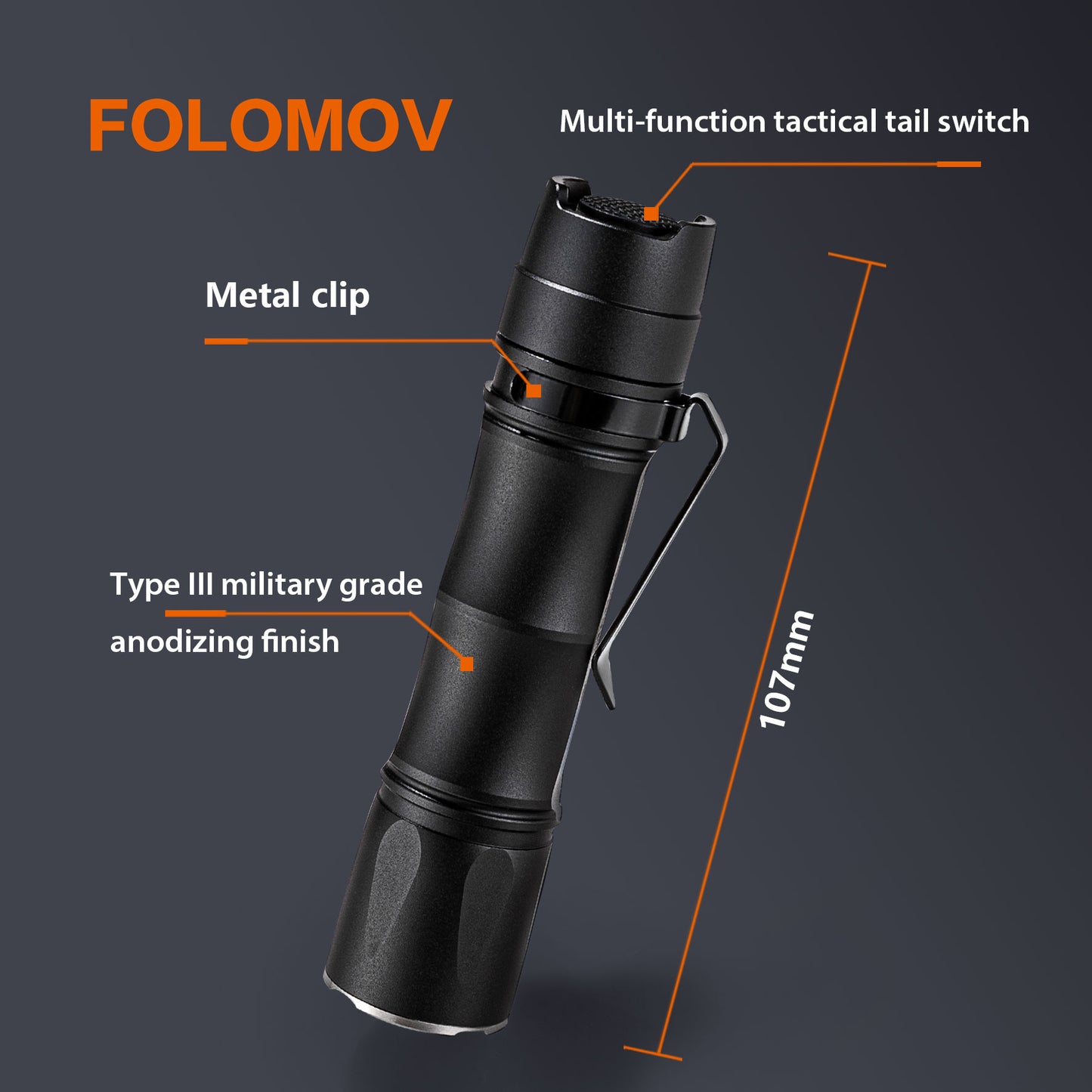 Folomov Hero Flash - multifunctional flashlight [light painting photography]