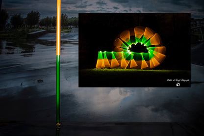 Groen en oranje maken samen je foto veel leuker. 