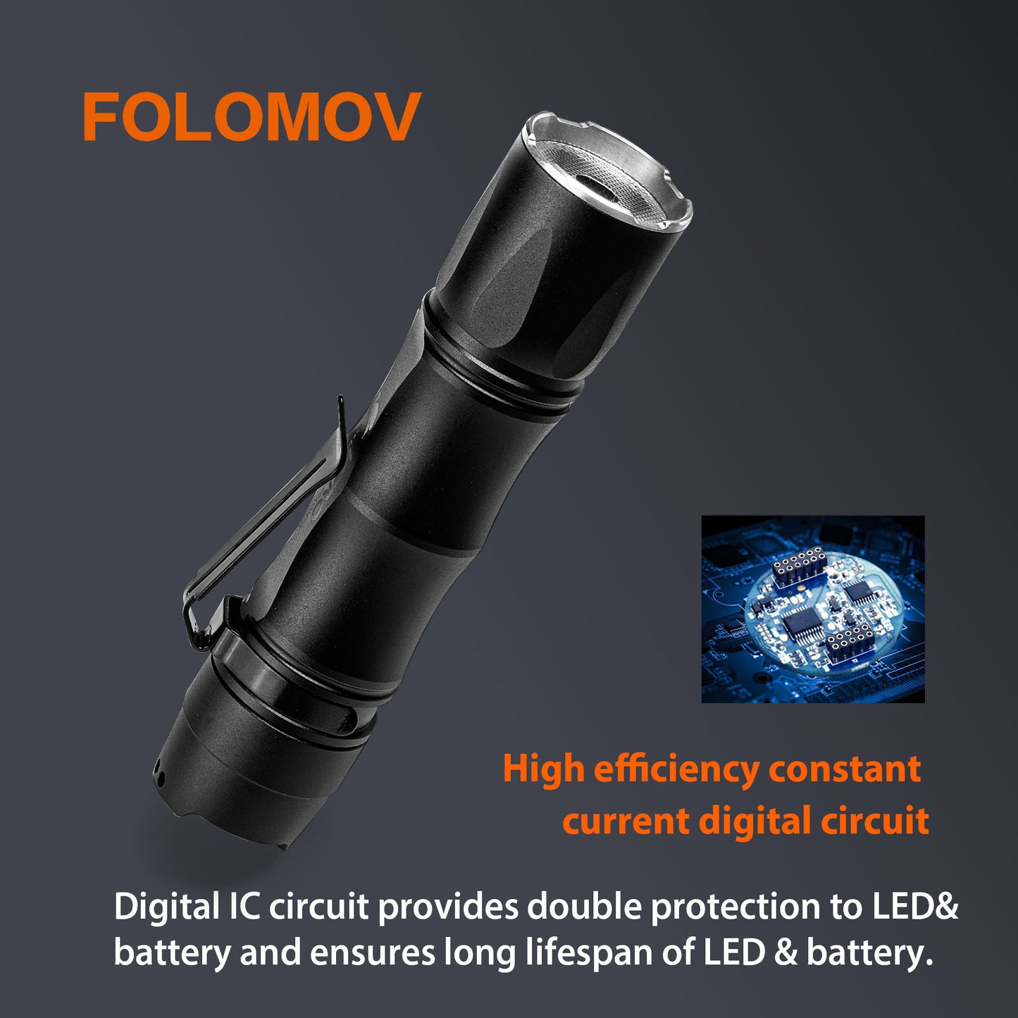 Folomov Hero Flash - multifunctional flashlight [light painting photography]