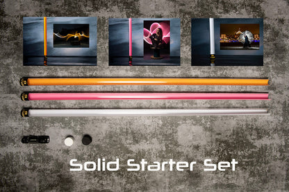 Solid color light tube painting photography starter set