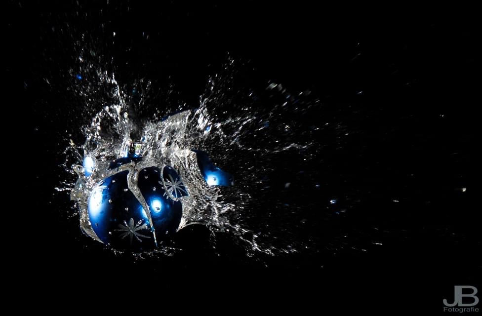 bal met water in high speed fotografie workshop